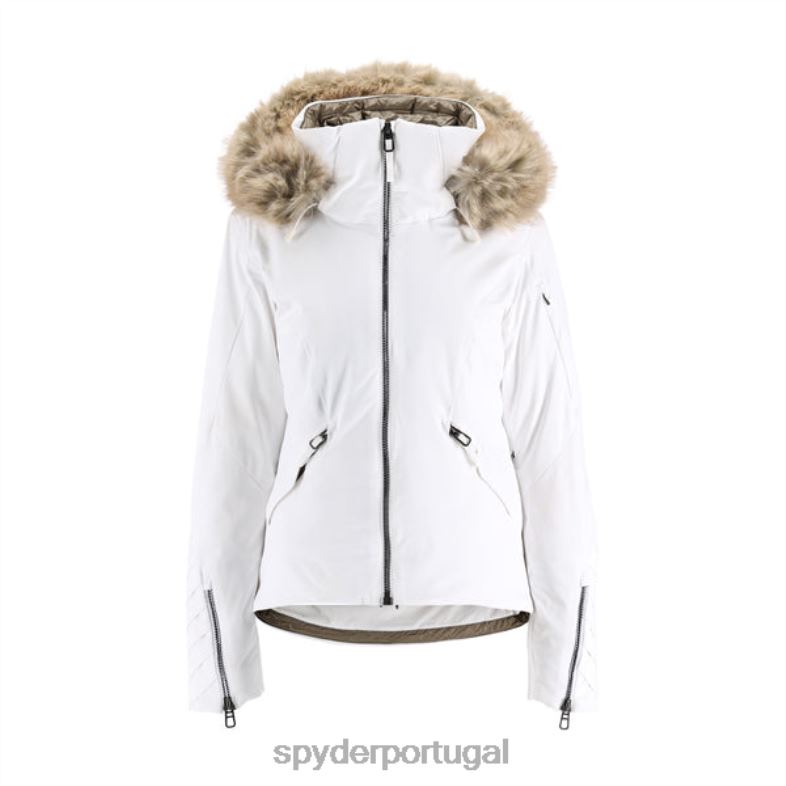 Spyder pináculo mulheres branco vestuário 6HNPP324 [6HNPP324] : Jaqueta  Spyder para adultos e crianças